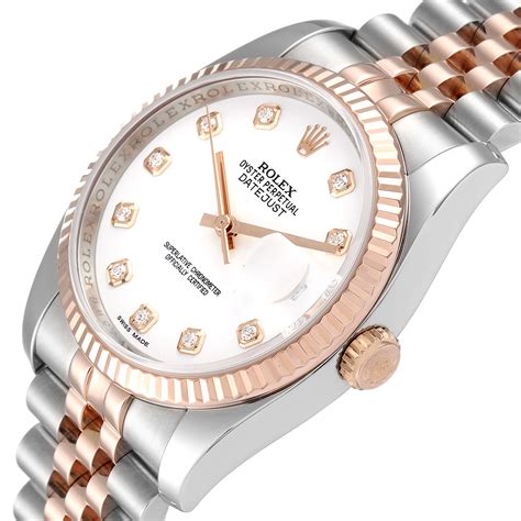 rolex datejust ii steel and yellow gold|36mm Rolex Datejust rose gold.